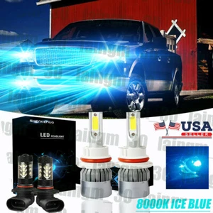 Ice Blue 9007+9145 Combo LED Bulbs Headlight Fog Lights for Ford F-150 1999-2003 - Picture 1 of 10