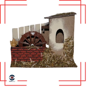 Mulino per presepe con riciclo d'acqua effetto reale - Foto 1 di 1