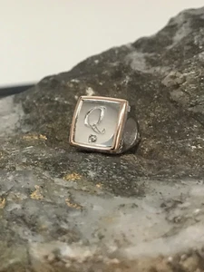 Ciondolo perline Clogau argento gallese e oro rosa 9 carati lettera Q pietre miliari £91 SCONTATO! RARO - Foto 1 di 5
