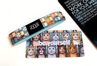 ZOX "BE YOURSELF" Silver Single med Wristband w/Card Mystery Pack KITTY CATS