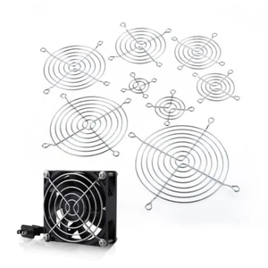2PCS Fan Grills Metal Computer Fan Dustproof Filter Mesh - Picture 1 of 12