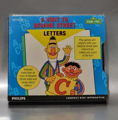 A Visit to Sesame Street Letters Philips CD-i 1991 NEW Factory Sealed - Image 1 of 2