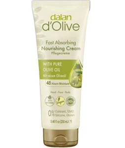 Dalan d'Olive Hand & Body Cream 250ml Vegan 90% Natural No Silicone Dry Skin - Picture 1 of 1