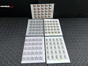 150x Vintage 1977 International Postage Stamps Unused 5 Sheets Trees Landscapes - Picture 1 of 7