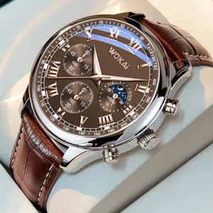 Reloj de cuarzo WOKA Cinturón Moda Impermeable Brilla en la Oscuridad - Imagen 1 de 3