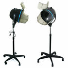 2 Pcs Floor Salon Hair Bonnet Dryer Stand Up W/Wheels 1300W Adjustable Hair Dry