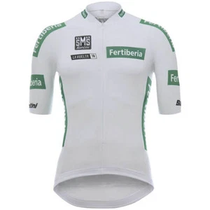 2018 La Vuelta White Combination Classification Mens Jersey by Santini - Picture 1 of 3