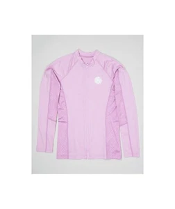 Rip Curl 266773 Women Purple Trestles Ls Front Zip Rash Guard Size Medium - Picture 1 of 2