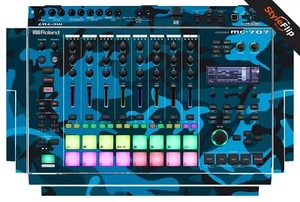 Roland MC-707 Groovebox | Color azul | Calcomanía protectora | StyleFlip Skins - Imagen 1 de 1