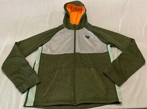 Russell Full Zip Up Fleece Lined Hoodie Size Youth XXL (18) EUC - Picture 1 of 10