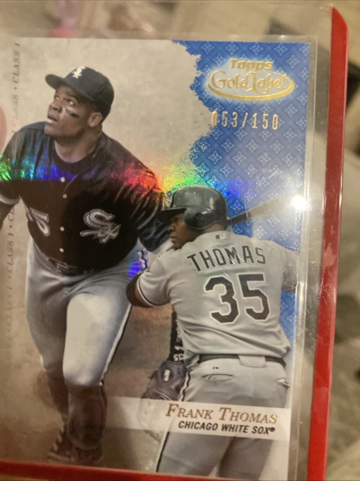 Frank Thomas 2017 Topps Gold Label Blue #52 053/150 - Image 1 of 1