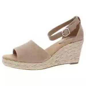 Style & Co. Womens Seleene Light Taupe Wedge Sandals Shoes 6M - Picture 1 of 3