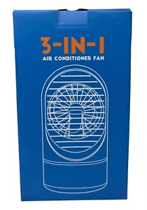 Portable Air Conditioner Fan Personal Air Cooler w/ 3 Wind Speed & 7 Color LED - Picture 1 of 9