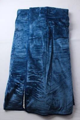 Bedsure Comfy Pet Reversible Plush Sherpa Throw Blanket Blue 90 X 86 Inches - Image 1 of 4