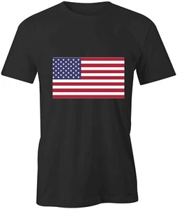 AMERICAN FLAG TShirt Tee Printed Graphic T-Shirt Gift S1BCB076 PATRIOTISM - Picture 1 of 5