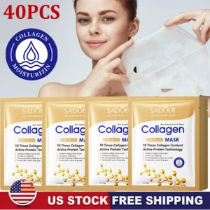 Bio-Collagen Real Deep Facial Lifting Anti-Wrinkle Mask (Pack of 40) US Seller - Picture 1 of 20