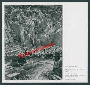 Wilhelm Dachauer Mauthausen Granitsteinbruch Arbeiter Handwerk Feldbahn Lore ´39 - Bild 1 von 1