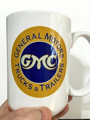 Logotipo emblema insignia vintage de camionetas y remolques GMC de General Motors GRANDE 15 oz. TAZA Foto 1 de 4