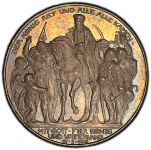 Germany. Prussia: Wilhelm II, 3 Marks 1913-A, PCGS Proof-64 Gold Shield! - Picture 1 of 6