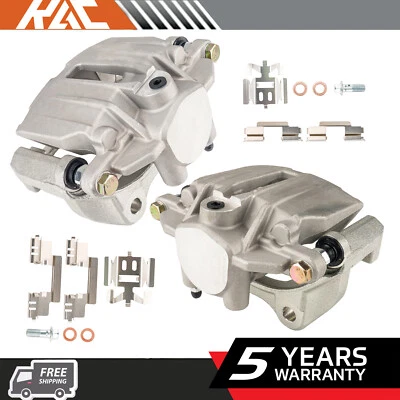 Pinzas de freno de disco traseras con soporte para Chevy GMC Silverado Sierra 1500 2003-2007 Foto 1 de 4