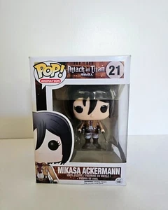 Mikasa Ackerman 21 Pop - Anime - Attack on Titan Funko Pop! Vinyl 2015 Vaulted - Picture 1 of 3