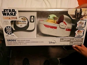 Star Wars The Mandalorian Grogu and Hover Pram Radio Control - Picture 1 of 3