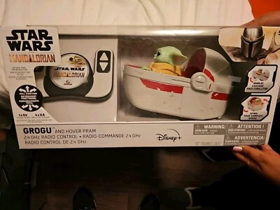 Star Wars The Mandalorian Grogu and Hover Pram Radio Control  - Image 1 of 3