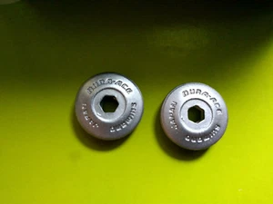Shimano dura ace First generation GA-200 track plastic dust caps vintage silver - Picture 1 of 3