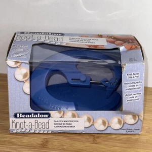 BEADALON - KNOT A BEAD - TABLETOP KNOTTER TOOL - KNOT BEADS LIKE A PRO - Picture 1 of 2