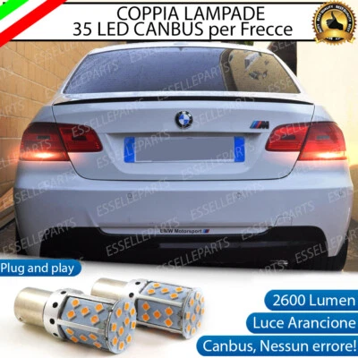 COPPIA LAMPADE PY21W CANBUS 35 LED BMW SERIE 3 E92 FRECCE POSTERIORI - Immagine 1 di 2