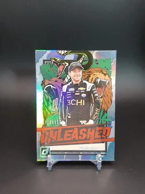 2023 Donruss #U8 Tyler Reddick Unleashed Holo /199 - Image 1 of 2