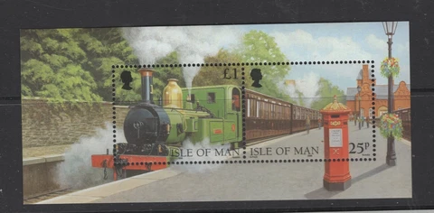 Isle of Man #785  (1998 Train sheet ) VFMNH  CV $4.00 Cover