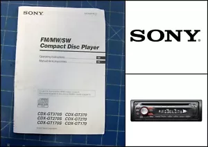 SONY CDX-GT370 CDX-GT270 CDX-GT170 Operating Instructions User Manual - Picture 1 of 1