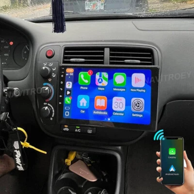 For Honda Civic 1996-2001 Android 15 Apple Carplay Car Radio Stereo GPS Navi BT - Image 1 of 4