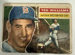 Vintage 1956 Topps Baseball Card #5 Ted Williams, HOF - Picture 1 of 2