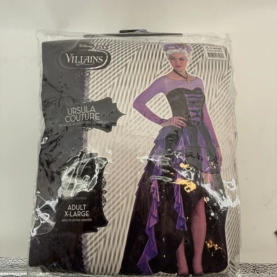 Disney Villains Ursula Couture 3 Pieces Costume Adult XLARGE Halloween #76032 - Image 1 of 4
