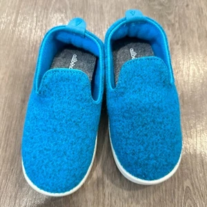 Allbirds Kids Wool Loungers Toddler Size 9 Blue Slip on Sneaker Washable Comfort - Picture 1 of 7