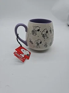 Peanuts 16 fl oz Mug Cup SNOOPY & WOODSTOCK EASTER BASKET & EGGS - Picture 1 of 10