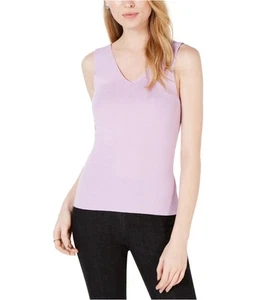 maison Jules Womens Solid Tank Top, lightpurple, XL - Picture 1 of 1
