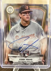 2025 Topps Tribute League Inauguration Orange /25 Coby Mayo Rookie Auto RC - Picture 1 of 2