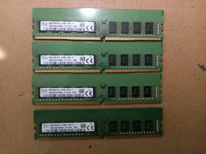 Job Lot 4 x SK Hynix 8GB 2Rx8 DDR4 PC4-2133P Server Memory RAM HMA41GU7AFR8N-TF - Picture 1 of 11