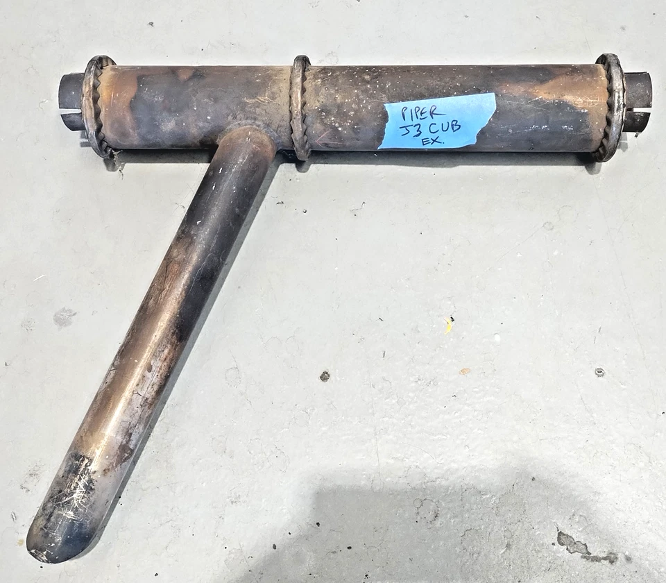 Piper J3 Cub Muffler, Used - Image 1 of 4