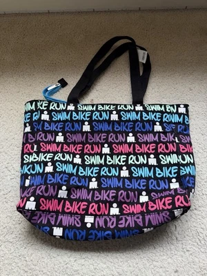 IRONMAN Tote Bag.   Robin Ruth.  M-Dot.  Swim Bike Run.  New With Tags. - Image 1 of 4