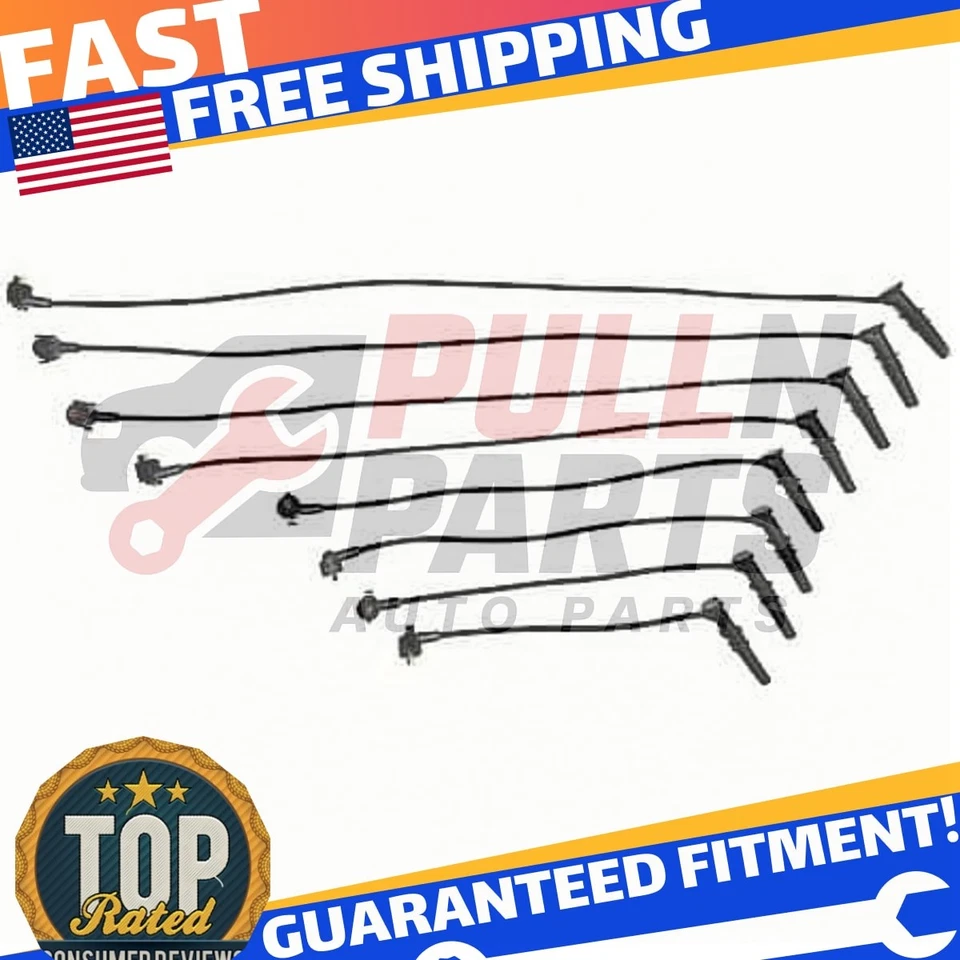 Juego de cables de bujía Carquest Premium 35-8186 - Ford/Lincoln/Mercury 94 Foto 1 de 4