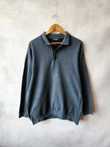 Vintage Yves Saint Laurent pour homme ysl 1/4 long sleeve XL - Picture 1 of 11