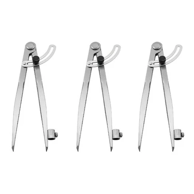 3Stück 8   200 mm Präzisions Flügel Teiler Anreißen Werkzeug mit6643 - Bild 1 von 4