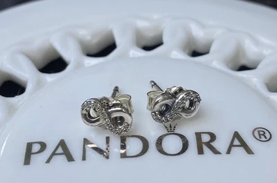 Auténticos Pendientes Pandora Amor Infinito #290695CZ Foto 1 de 4