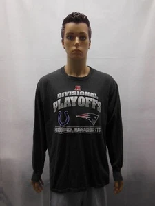 New England Patriots vs Indianapolis Colts 2014 AFC Divisional playoff shirt XL - Picture 1 of 6