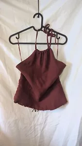 Top Zara cuello halter nuevo con etiquetas talla grande - Imagen 1 de 7