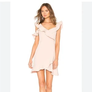 BCBGMAXAZRIA Malik Asymmetrical Dress in Bare Pink women’s size 2 - Picture 1 of 12